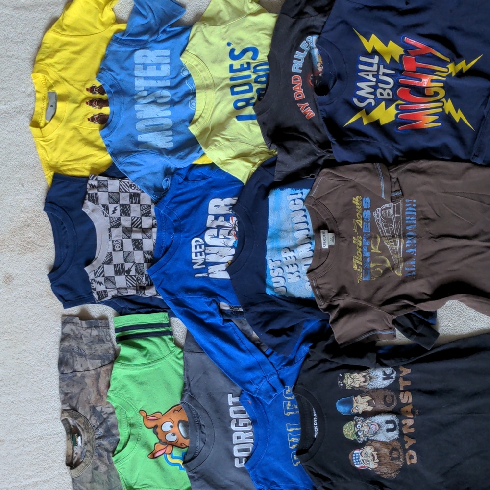 Boys size 5 (5t) t-shirt bundle of 15 play shirts
